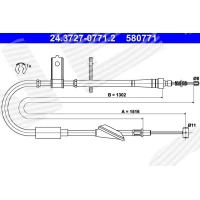 Parking brake cable