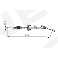 Parking brake cable