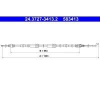 Parking brake cable