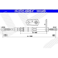 Parking brake cable