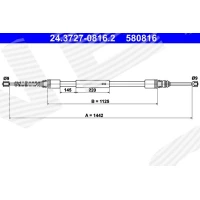 Parking brake cable