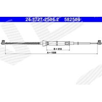 Parking brake cable