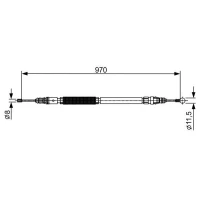 Parking brake cable