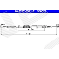 Parking brake cable