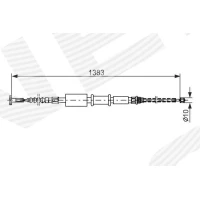 Parking brake cable