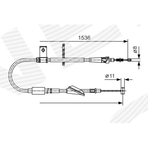 PARKING BRAKE CABLE - 0