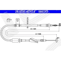 Parking brake cable