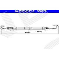 Parking brake cable