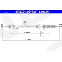 Parking brake cable