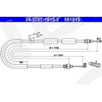 Parking brake cable