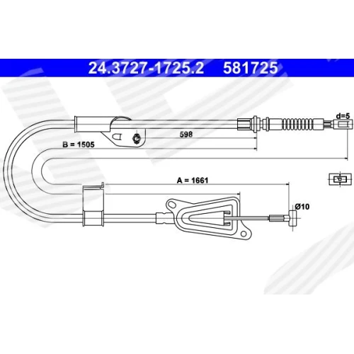 PARKING BRAKE CABLE - 0