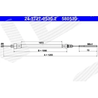 Parking brake cable