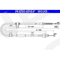 Parking brake cable