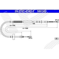 Parking brake cable