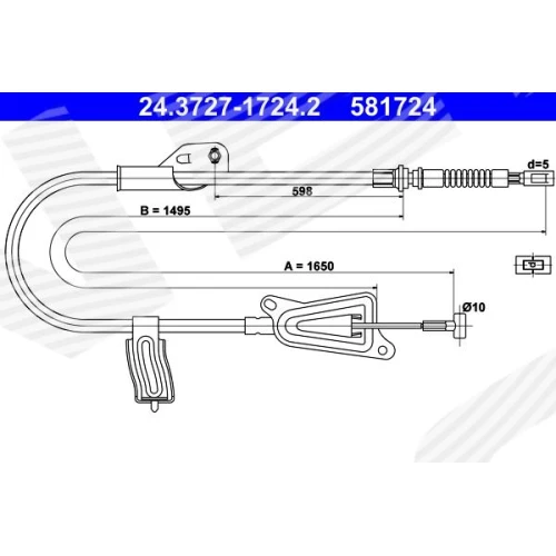 PARKING BRAKE CABLE - 0