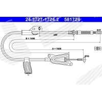 Parking brake cable