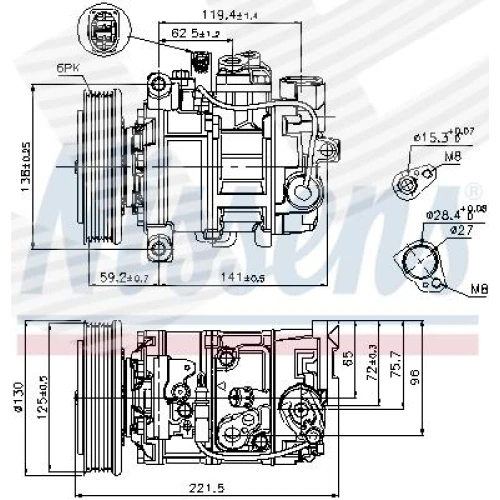 КОМПРЕССОР КОНДИЦИОНЕРА - 4