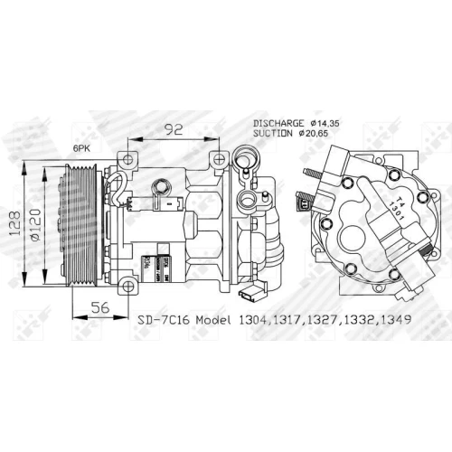 КОМПРЕССОР КОНДИЦИОНЕРА - 4