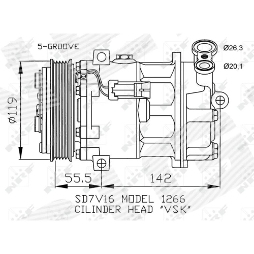 КОМПРЕССОР КОНДИЦИОНЕРА - 4