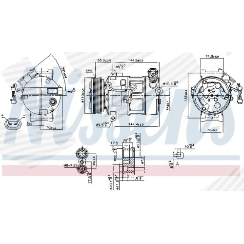 КОМПРЕССОР КОНДИЦИОНЕРА - 6