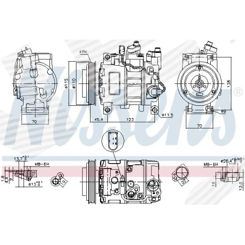 КОМПРЕССОР КОНДИЦИОНЕРА - 4