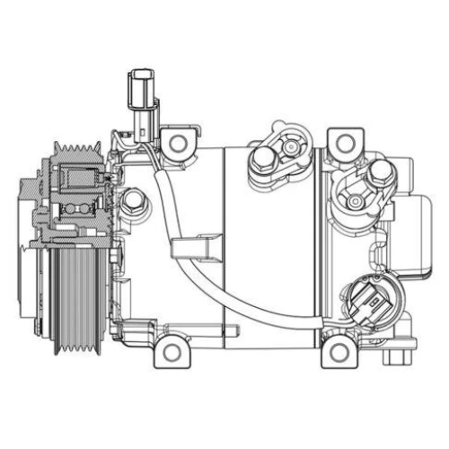 КОМПРЕССОР КОНДИЦИОНЕРА - 3