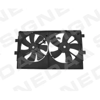 Fan assembly of radiator and air condenser