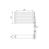 Salona apsildes radiators