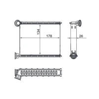 Salona apsildes radiators