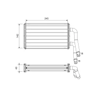 Salona apsildes radiators