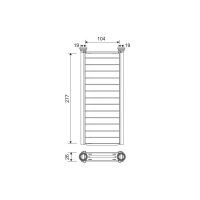 Salona apsildes radiators