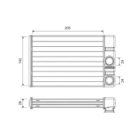 Salona apsildes radiators