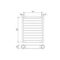 Salona apsildes radiators