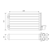 Salona apsildes radiators