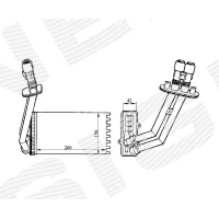 Salona apsildes radiators