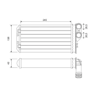 Salona apsildes radiators