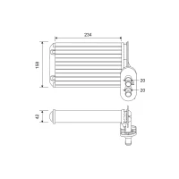 Salona apsildes radiators