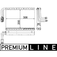 Air conditioning evaporator