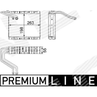 Air conditioning evaporator