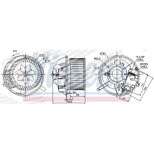 HEATER BLOWER ASSY - 5