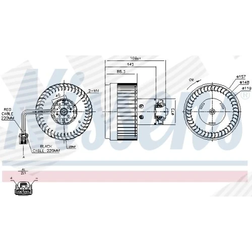 HEATER BLOWER ASSY - 5