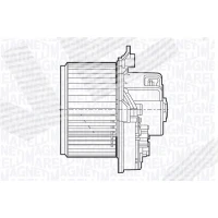 Heater blower assy