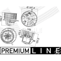 Heater blower assy