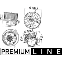 Heater blower assy