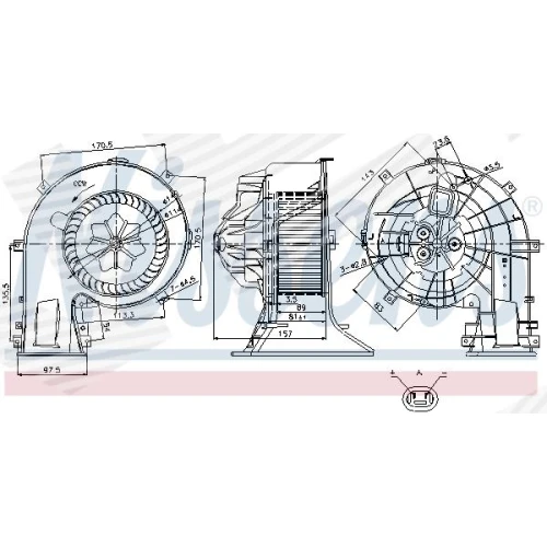 HEATER BLOWER ASSY - 8