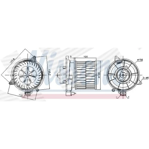 HEATER BLOWER ASSY - 5