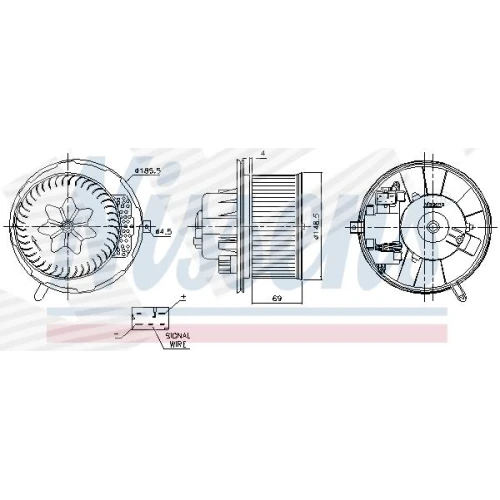 HEATER BLOWER ASSY - 5