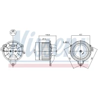 Salona apsildes radiatora ventilators