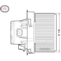 Salona apsildes radiatora ventilators