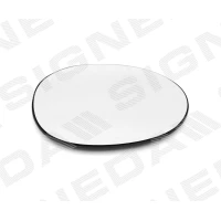 Mirror glass with pad